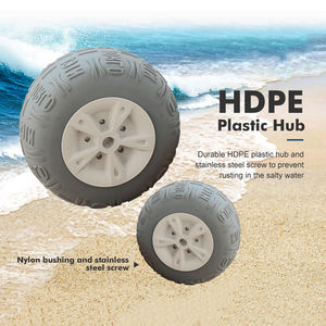 <span class=keywords><strong>Carro</strong></span> de aluminio de polipropileno antideslizante de 12 pulgadas, rueda de <span class=keywords><strong>globo</strong></span> para <span class=keywords><strong>Kayak</strong></span> con capacidad de 200 libras, uso en la playa y la arena - Product Image 5