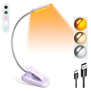ไฟอ่านหนังสือแบบพกพาขนาดเล็ก 1W LED USB ป้องกันแสงสีฟ้า ช่วยให้นอนหลับสบาย แสงสีแดง 620/660/670 นาโนเมตร สำหรับอ่านหนังสือข้างเตียง - Product Image 1