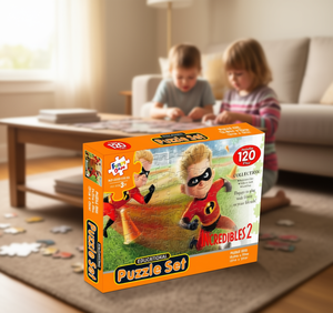 Divertido juego de rompecabezas de 120 piezas, juguete educativo de Los Increíbles 2 para niños mayores de 3 años - Product Image 2
