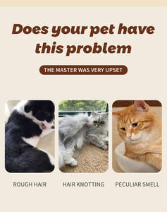 USMILEPET الشامبو مزيل الروائح الكريهة الشامبو حمام السائل الحيوانات الأليفة عطر مزيل الروائح الكريهة الشامبو السلس للقطط والكلاب - Product Image 5