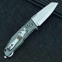 Couteau pliant multifonction, manche en alliage d'aluminium, lame 3Cr13Mov, brise-vitre de sécurité, clip dorsal, utilisation en extérieur