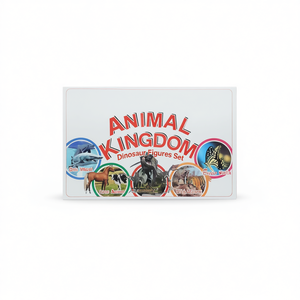 Ensemble de figurines de dinosaures du Royaume Animal, 11 cm, 4 pièces, jouet éducatif pour enfants - Product Image 2