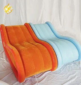 Coussin de sofa d'air portable magique oreiller gonflable de corps de pente chaise de yoga multi-pont salon/chaise de relaxation