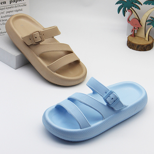 Sandales décontractées OLICOM avec logo personnalisé, plateforme épaisse, style nu-pieds, pantoufles décontractées, pantoufles d'intérieur et d'extérieur en EVA pour femmes - Product Image 4