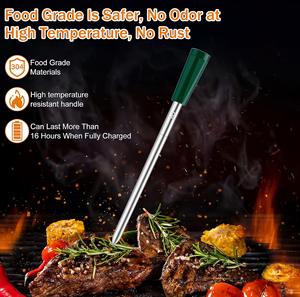 Termometro da cucina senza fili con termometro da carne senza fili con Lonnmeter Bluetooth per grigliare 4 termometro da carne senza fili - Product Image 5