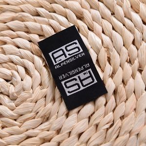 Etiquetas Tejidas Personalizadas de Alta Calidad al por Mayor con Logotipo, Patrones y Símbolos, Etiquetas Tejidas de Poliéster y Algodón para Cuello de Camisas, Etiquetas Tejidas de Damasco para Ropa - Product Image 3