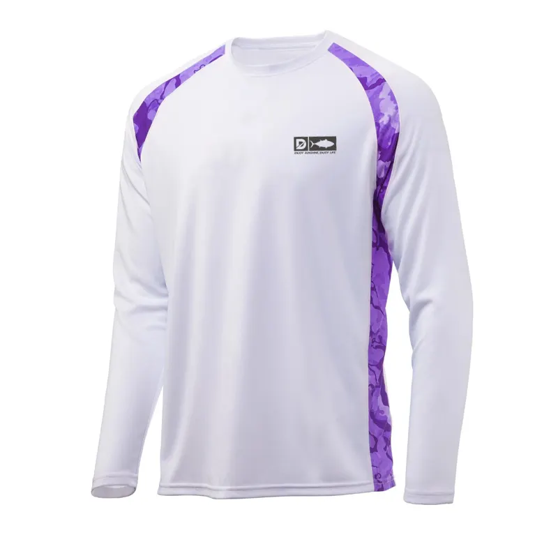 Футболка мужская с графическим принтом, быстросохнущая Удобная рубашка-поло для спортзала, защита от УФ излучения, костюм для рыбалки