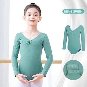 Leotardo de gimnasia de algodón y LICRA para niñas, vestido de baile de <span class=keywords><strong>Ballet</strong></span>, <span class=keywords><strong>ropa</strong></span> de bailarina para niños - Product Image 5