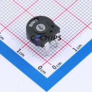 Resistencia Ajustable/Potenciómetro PT10-L-V-501(500R) (Resistencia: 500 Ohmios) (Precisión: 20%) (Potencia: 150mW) - Product Image 1