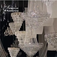 SX-CH237 Offre Spéciale lustres en cristal K9 bon marché pour le décor d'événement d'accessoires de mariage