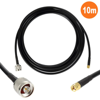 Câble coaxial RF à faible perte LMR400 LMR240, rallonge d'antenne N mâle vers SMA mâle pour système de communication 4G 5G WiFi GPS