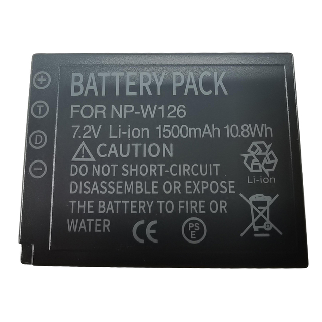1500mAh NP-W126 NP W126 NP-W126S W126S Battery for Fuji X-Pro1 XPro1 X-T1 XT1,HS30EXR HS33EXR X PRO1