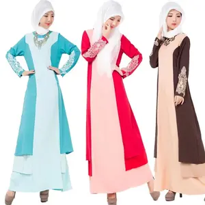 Moslim Jurken Dubai Abaya Kalkoen Mode Maxi Jurken Voor Vrouwen Robe Moslim Femme Islam Kleding