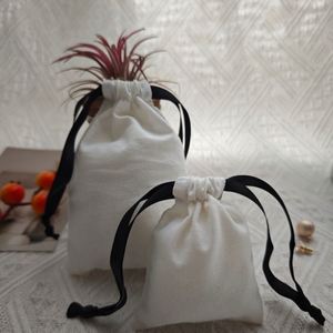 Hot Sale Eco Friendly <b>Dust</b> Cotton Drawstring Pouch Necklace Ring Bracelet Gift Perfume Jewelry <b>Bag</b> - Product Image 1