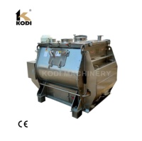 Mélangeur à ruban horizontal pour poudre modèle WLDH-500L en acier inoxydable SUS304