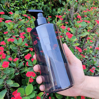Flacon de Shampooing Luxe 300ml 500ml Vide, Emballage Soin de la Peau, Bouteilles en Plastique pour Lotion, Gel Douche, Flacon Pompe PET, Emballage Personnalisé