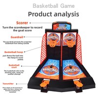 Table de baby-foot double en plastique pour enfants, jeu de société éducatif interactif parent-enfant, jouet pour garçons de 3 à 6 ans YS-B01