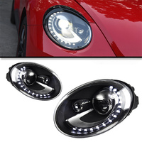 Feux avant Veidt pour Volkswagen Beetle 2013-2020, modification de l'assemblage des phares, feux de jour à LED, double faisceau, lentilles en forme de larme