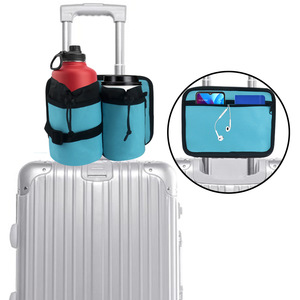 Luggage Cup Holder Neoprene Portable Travel Drink Organizer For Suitcase Accessories - Product Image 1