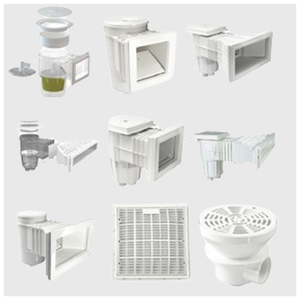 ملحقات Piscina ملحقات حمام سباحة بلاستيكية حواجز شبكية لإرجاع المياه الصرف الرئيسي في فوهة الشفط ملحقات أداة - Product Image 4