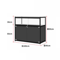 Armoire en verre personnalisée à forte capacité avec lumière LED pour épicerie Extra Vision Vitrine de meubles pour magasin de détail
