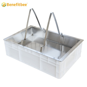 สแตนเลสการเลี้ยงผึ้งกรอบน้ำผึ้งหวี Uncapping ถาดที่มีอ่าง - Product Image 6