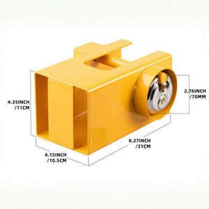 YH1877 Verrou de coupleur de remorque en acier chromé de haute qualité, durable, universel, pour <span class=keywords><strong>caravane</strong></span> et remorque - Product Image 3