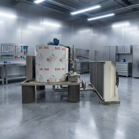 Nueva Tecnología Haiyue, Máquina de Hielo en Escamas de Agua Dulce de 8 Toneladas, Máquina Industrial de Hielo en Escamas, Máquina Comercial de Hielo en Escamas