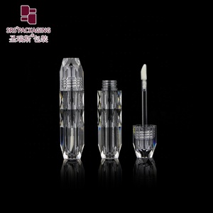 High Quality Newest Stock Wholesale Clear Crystal Unique Transparent Empty Lip Gloss <strong>Tube</strong> - Product Image 1