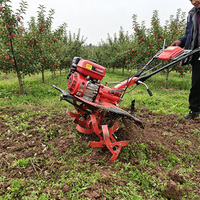 Maquinaria Agrícola, Mini Cultivadora de Tierra, 7HP, 9HP, 12HP, Cultivadora de Gasolina, Tractor de Jardín, Cultivadora