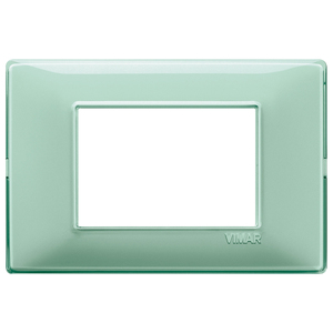 Placa de vidrio Vimar Mint para puerta, 17x8cm, marco rectangular para uso interior - Product Image 1