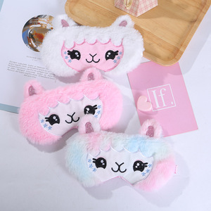 Antifaz para Dormir de Felpa Suave con Diseño de Gato, Máscara Ocular para Siesta y Cuidado de la Salud Ocular - Product Image 5