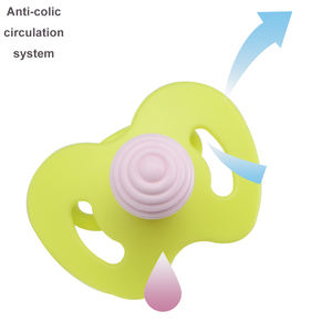 Chupetes de <span class=keywords><strong>Silicona</strong></span> con Forma de Manzana para Recién Nacidos, Chupetes de <span class=keywords><strong>Silicona</strong></span> para Calmar y Confortar - Product Image 3