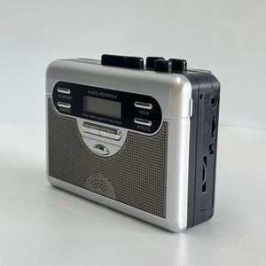 <b>Vintage</b> Portable All-In-One AM FM <b>Radio</b> Cassette Player Automatic Return Tape Recorder LCD Display Alarm Clock - Product Image 4