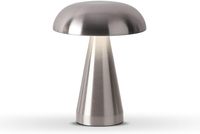 Lampe de table en métal sans fil Contrôle tactile 3 couleurs Lumière rechargeable Luminosité à 3 niveaux Décoration de chambre Lampe de bureau LED portable