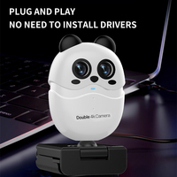 Nueva Cámara Web 4K con Enfoque Automático, Zoom 20x, Control Remoto y Cubierta de Privacidad para Transmisión en Vivo