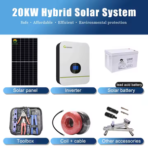 Hệ thống năng lượng mặt trời lai Jingsun 8KW 10KW 12KW 15KW 20KW, khuyến mãi nóng - Product Image 3