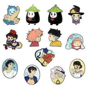 Dessin animé homme sans visage château mobile Bo Niu Sosuke dessin animé Totoro <span class=keywords><strong>broche</strong></span> épingles en émail - Product Image 4