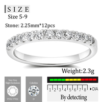 OAHLAN – Bagues de mariage empilables en argent sterling 925 avec moissanite, bijoux fins de haute qualité pour femmes – Fabricant