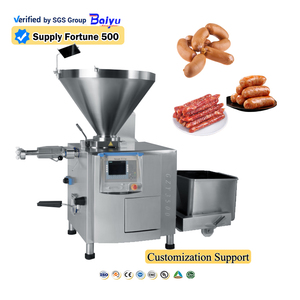 Poussoir à saucisses automatique avancé Baiyu avec vide et double coupe pour les usines <span class=keywords><strong>de</strong></span> viande - Product Image 1