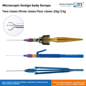 Strumenti Microchirurgici Oftalmici: Pinze per Corpi Estranei Intraoculari con Presa Precisa e Antiscivolo, Ampia Gamma - Product Image 2