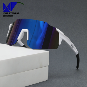 Gafas de Sol Deportivas para Adultos, Modelo 68-18-125 TR, Montura sin Aro, Lentes de Cristal Polarizadas Doradas <span class=keywords><strong>con</strong></span> Espejo, Protección UV400, para Ciclismo, Senderismo y Actividades al Aire Libre - Product Image 2