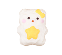 H Chameleon Squishy Ours en peluche, texture douce et tendre, parfait pour soulager le stress, avec fonction de récupération lente et élastique