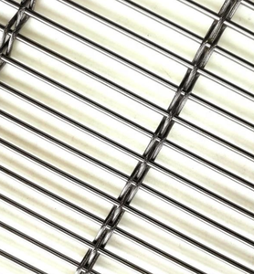 Bande de treillis métallique en acier inoxydable tressé à emboîtement, haute résistance, pour la <span class=keywords><strong>d</strong></span>écoupe et le pliage de filets de sécurité en métal pour façades de bâtiments - Product Image 2
