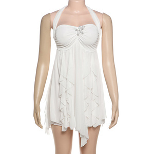 Skinny A Line Sexy Phụ Nữ Kỳ Nghỉ Mùa Hè Ruffles Câu Lạc Bộ Đêm Ăn Mặc Buổi Tối Bên Hoa In Mini Thời Trang Ăn Mặc 3471 - Product Image 4