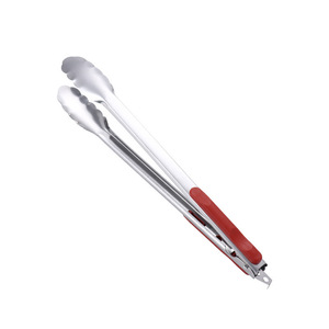 Pinces à nourriture en acier inoxydable, ensemble de 3 pièces, résistantes à la chaleur, pour barbecue, cuisine, grillades, viande, steak, service - Product Image 5