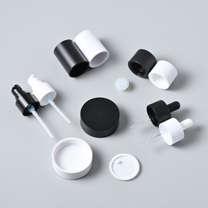 סט צנצנות זכוכית מעובה לקוסמטיקה 30ml/50ml/100ml עם משאבת קרם, בקבוק שקוף לתמצית לטיפוח העור, סרום וטיפות עיניים - Product Image 4