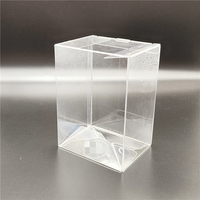 Boîte de protection transparente pour blind boxes, avec fond verrouillable robuste et rangement en plastique durable pour figurines et jouets de collection
