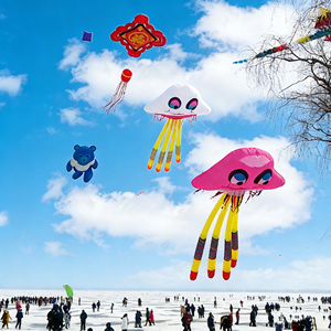 Large extra-large, personalized <strong>kites</strong> Jellyfish <strong>kite</strong>,soft, large-scale <strong>kite</strong> custom <strong>design</strong>, produced in Weifang,China. - Product Image 3
