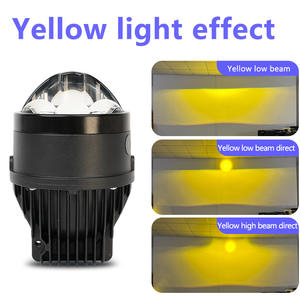 Nouvelle lentille de phare antibrouillard laser étanche haute puissance X5 65W 3 pouces à triple faisceau direct LED intégré, faisceau haut/bas pour conduite et aviation - Product Image 3